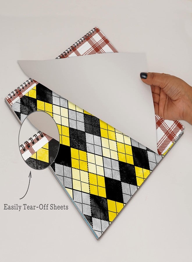 Inkdotpot مجموعة ورق قصاصات Inkdotpot، 25 ورقة بنقشة مربعات وتارتان، مقاس 12 بوصة × 12 بوصة، ورق قصاصات أحادي الجانب - ورق مقوى ملون، لوازم صناعة البطاقات والخلفيات الزخرفية - ورق للمذكرات والحرف اليدوية - Image 3